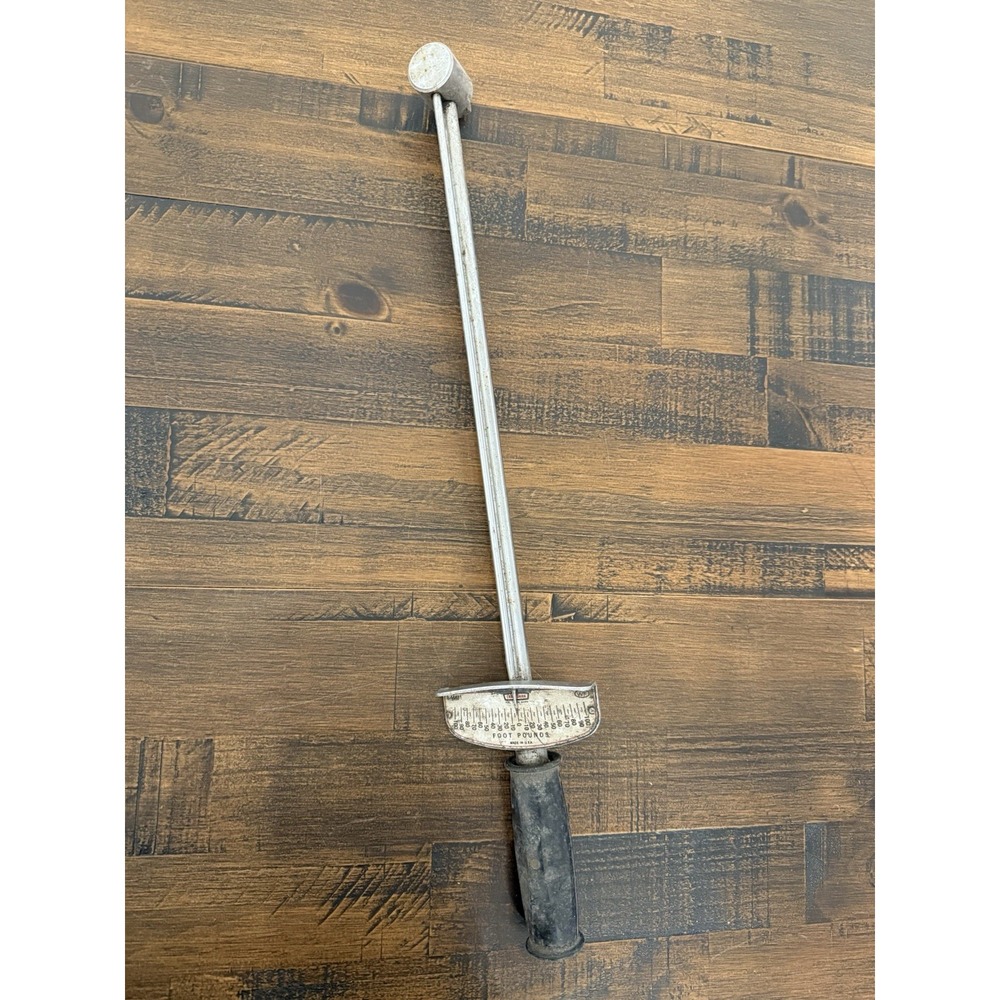 Vintage Sears Craftsman Torque Wrench 1/2' Drive Dual Range Scale 0-100 FT-LB